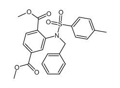 dimethyl 2-((N-benzyl-4-methylphenyl)sulfonamido)terephthalate Structure