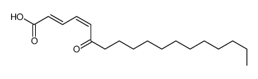 6-oxooctadeca-2,4-dienoic acid Structure