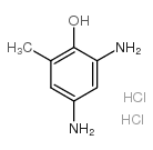 Phenol,2,4-diamino-6-methyl-, hydrochloride (1:2)结构式