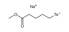 sodium (methylvaleryl)telluride Structure