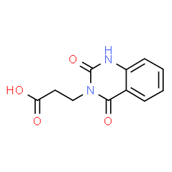 3-(2,4-Dioxo-1,4-dihydroquinazolin-3(2H)-yl)-propanoic acid结构式