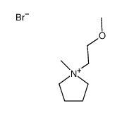 1-(2-methoxyethyl)-1-methylpyrrolidin-1-ium,bromide结构式