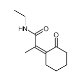 (Z)-N-ethyl-2-(2-oxocyclohexylidene)propanamide Structure