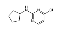 4-Chloro-N-cyclopentyl-2-pyrimidinamine Structure