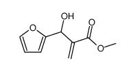 3-hydroxy-2-methylene-3-(2-furanyl)propanoic acid methyl ester Structure