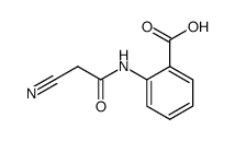 Benzoic acid, 2-[(cyanoacetyl)amino]- (9CI)结构式