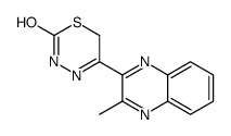 5-(3-methylquinoxalin-2-yl)-3,6-dihydro-1,3,4-thiadiazin-2-one Structure