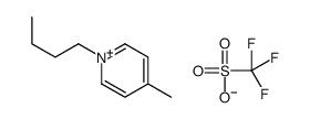 1-Butyl-4-methylpyridinium trifluoromethanesulfonate Structure