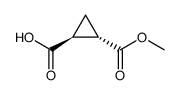 1,2-Cyclopropanedicarboxylic acid, 1-methyl ester, (1S,2S) picture