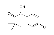 N-Pivaloyl-N-(p-chlorophenyl)hydroxylamine结构式