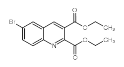 diethyl 6-bromoquinoline-2,3-dicarboxylate Structure