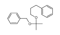 3-(2-phenylmethoxypropan-2-yloxy)propylbenzene结构式