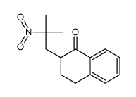 2-(2-methyl-2-nitropropyl)-3,4-dihydro-2H-naphthalen-1-one结构式