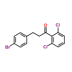 3-(4-Bromophenyl)-1-(2,6-dichlorophenyl)-1-propanone picture