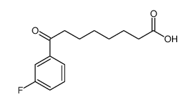 8-(3-Fluorophenyl)-8-oxooctanoic acid structure