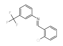 1-(2-chlorophenyl)-N-[3-(trifluoromethyl)phenyl]methanimine structure