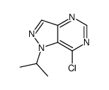 7-chloro-1-propan-2-ylpyrazolo[4,3-d]pyrimidine Structure