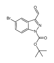 1-Boc-5-bromo-indazole-3-carbaldehyde Structure