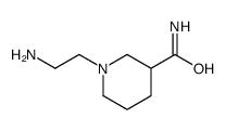 1-(2-Aminoethyl)-3-piperidinecarboxamide Structure