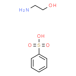 benzenesulphonic acid, compound with 2-aminoethanol (1:1) structure