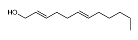 (2E,6Z)-dodeca-2,6-dienol Structure