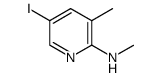 5-Iodo-3-methyl-2-methylaminopyridine structure