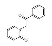 2(1H)-Pyridinone,1-(2-oxo-2-phenylethyl)- structure