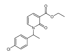 1-[1-(4-chloro-phenyl)-ethyl]-2-oxo-1,2-dihydro-pyridine-3-carboxylic acid ethyl ester Structure