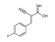 2-Cyano-3-(m-fluorophenyl)acrylamide结构式