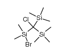 (bromodimethylsilyl)(chloro)bis(trimethylsilyl)methane Structure