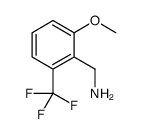 [2-methoxy-6-(trifluoromethyl)phenyl]methanamine structure