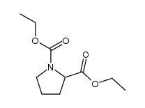 diethyl pyrrolidin-1,2-dicarboxylate Structure