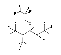 1,1,1,2,2,3,5,5,5-nonafluoro-3-(2,2,3,3-tetrafluoropropoxy)-4-(trifluoromethyl)pentane结构式