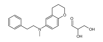 2,3-dihydroxypropanal,N-methyl-N-(2-phenylethyl)-3,4-dihydro-2H-chromen-6-amine结构式