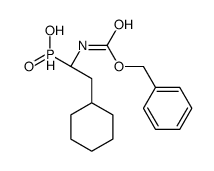 (R)-1-(苄氧基羰基)-2-环己基乙基磷酸结构式