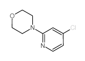 4-(4-Chloropyridin-2-yl)morpholine Structure