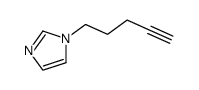 1H-Imidazole,1-(4-pentynyl)-(9CI) Structure