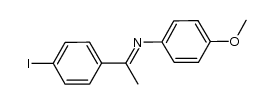 N-(1-(4-iodophenyl)ethylidene)-4-methoxybenzenamine Structure