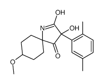 3-(2,5-二甲基苯基)-3-羟基-8-甲氧基-1-氮杂螺[4.5]癸烷-2,4-二酮结构式