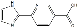 6-(1H-IMidazol-2-yl)nicotinic acid Structure