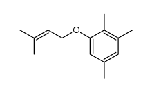 2-methyl-4-[(2',3',5'-trimethylphenyl)oxy]-2-butene结构式