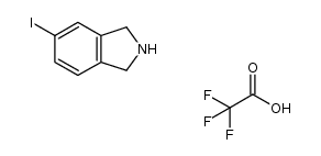 5-iodoisoindoline trifluoroacetate结构式