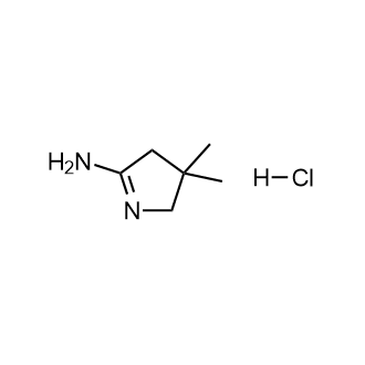 3,3-Dimethyl-3,4-dihydro-2H-pyrrol-5-amine hydrochloride structure