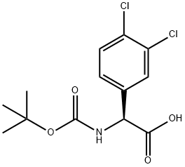 (S)-2-((叔丁氧羰基)氨基)-2-(3,4-二氯苯基)乙酸图片