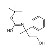 TERT-BUTYL (4-HYDROXY-2-PHENYLBUTAN-2-YL)CARBAMATE Structure