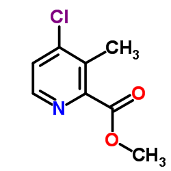 Methyl 4-chloro-3-methylpicolinate Structure