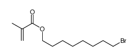 8-bromooctyl 2-methylprop-2-enoate Structure