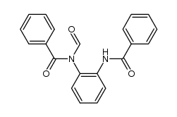 1-benzoylamino-2-(benzoyl-formyl-amino)-benzene Structure