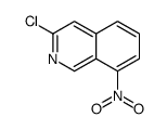 3-Chloro-8-nitroisoquinoline Structure