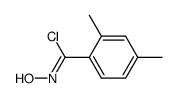 (Z)-N-hydroxy-2,4-dimethylbenzimidoyl chloride结构式